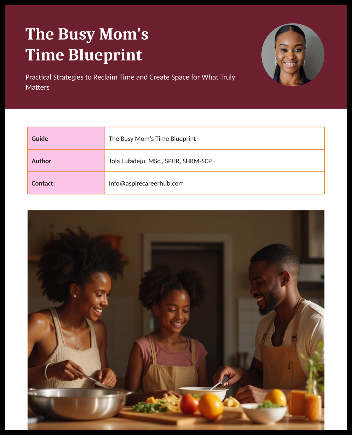 The Busy Mom’s Time Blueprint