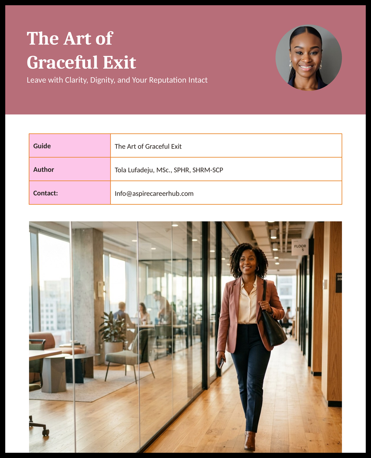 The Art of Graceful Exit