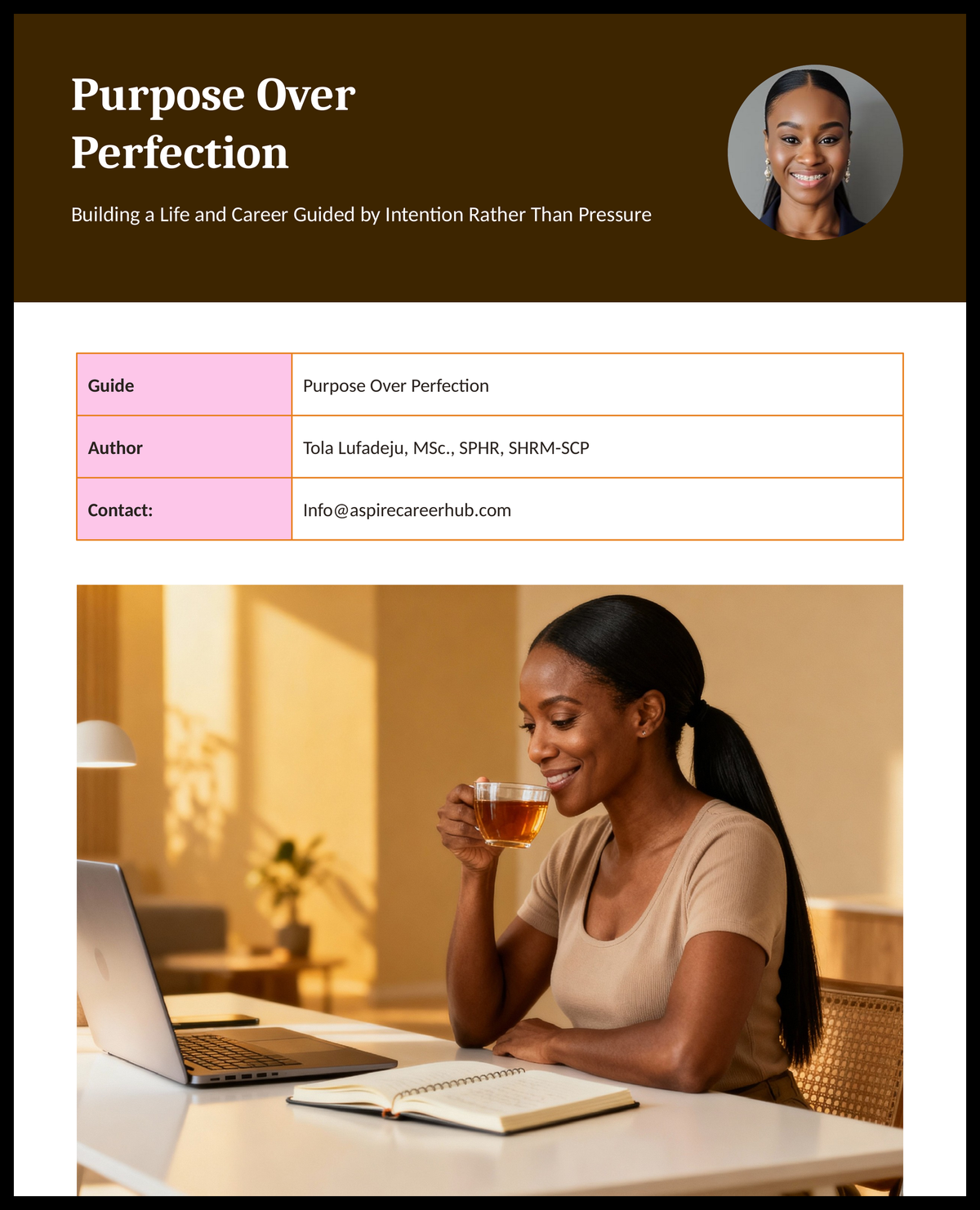 Purpose Over Perfection