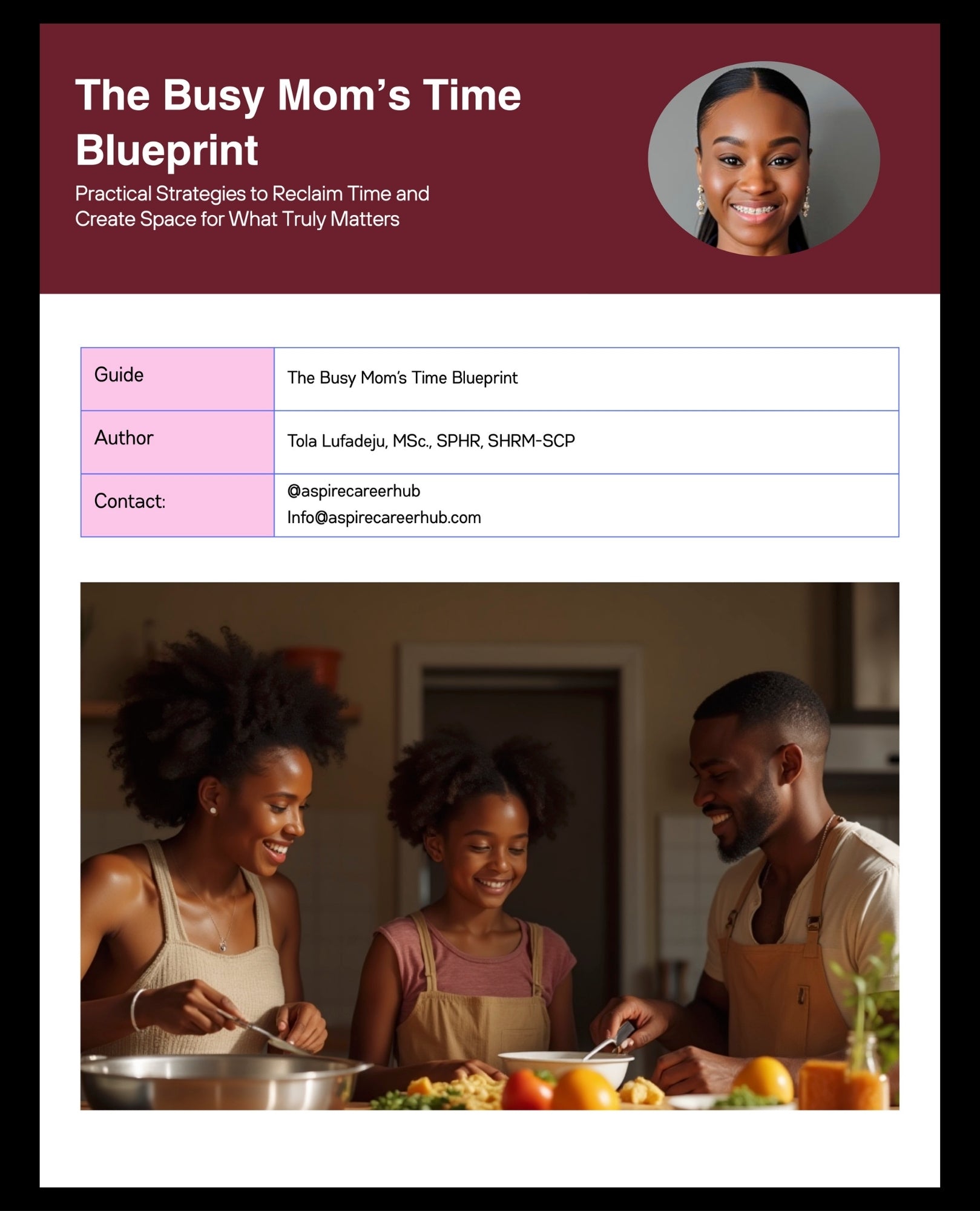 The Busy Mom’s Time Blueprint