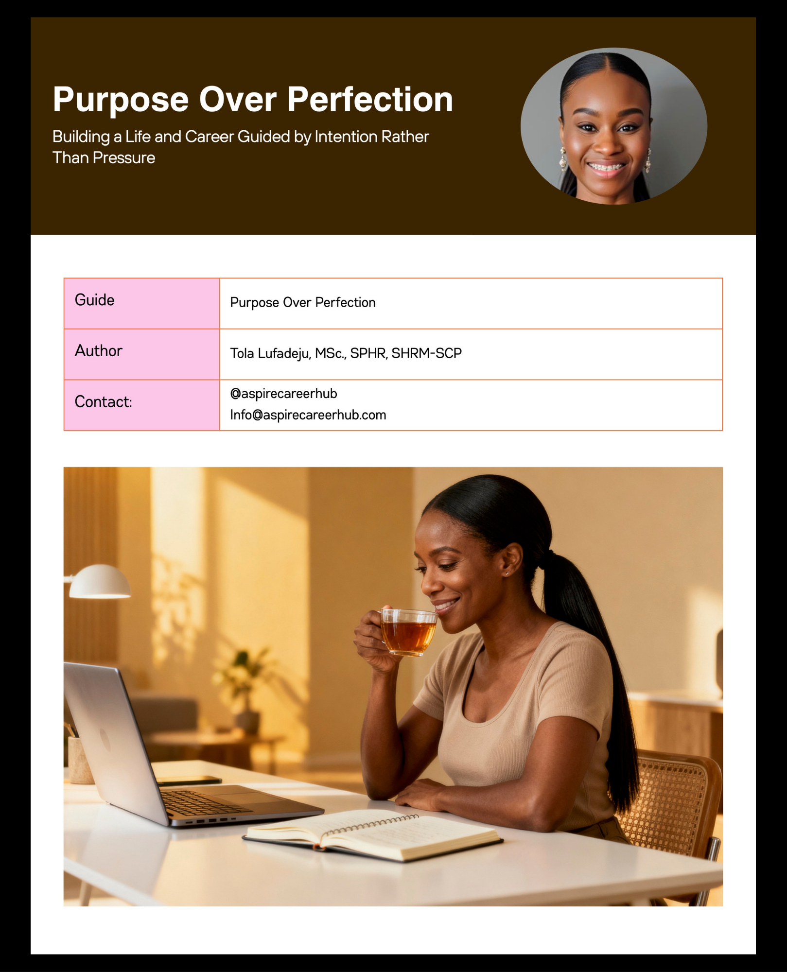 Purpose Over Perfection