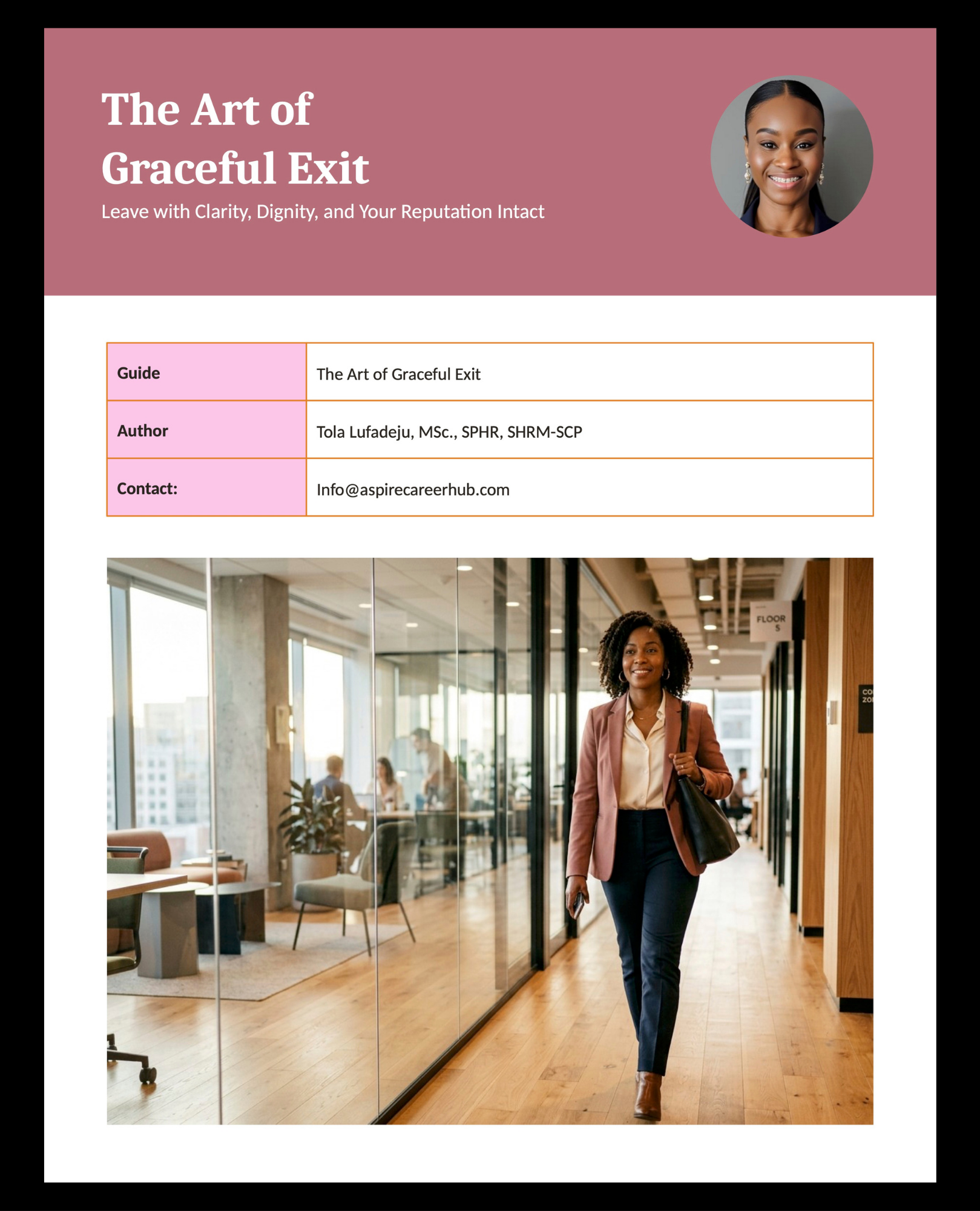 The Art of Graceful Exit